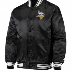 Minnesota Vikings Starter Black Jacket Minnesota Vikings Starter Black Jacket
