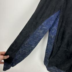 Missoni Vintage Timeless Elegance in Black Leather Jacket  Missoni Vintage Timeless Elegance in Black Leather Jacket