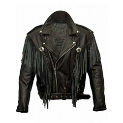 Money Heist Nairobi Fringe Leather Jacket