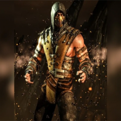 Mortal Kombat X Scorpion Leather Jacket with Hood Mortal Kombat X Scorpion Leather Jacket with Hood