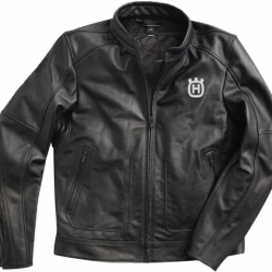 Motorcycle Husqvarna Black Leather Jacket Motorcycle Husqvarna Black Leather Jacket