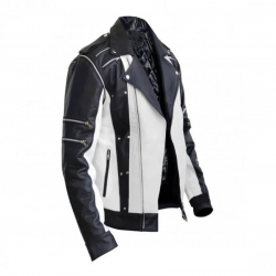 Michael Jackson’s Black & White Leather Jacket Michael Jackson’s Black & White Leather Jacket