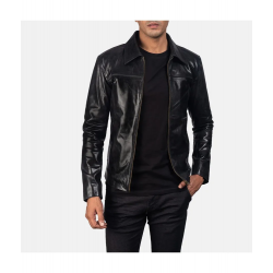 Mystical Black Leather Jacket