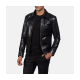 Mystical Black Leather Jacket