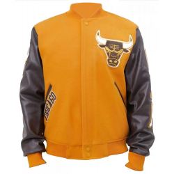 NBA Championship Chicago Bulls Logo Varsity Jacket