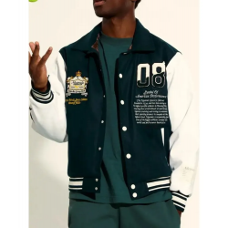 Neutrals Varsity Jacket