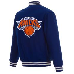 New York Knicks Royal Blue Wool Jacket New York Knicks Royal Blue Wool Jacket