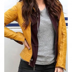Ninja Turtles Reboot Megan Fox Leather Jacket Yellow Ninja Turtles Reboot Megan Fox Leather Jacket Yellow