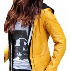 Ninja Turtles Reboot Megan Fox Leather Jacket Yellow Ninja Turtles Reboot Megan Fox Leather Jacket Yellow