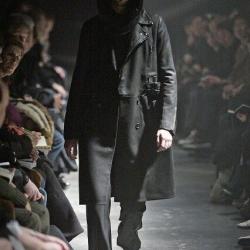 Number (N)ine Noir Runway Leather Wool Hybrid Trench Coat Number (N)ine Noir Runway Leather Wool Hybrid Trench Coat