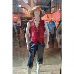 One Piece Monkey D Luffe Inaki Godoy Leather Red Vest One Piece Monkey D Luffe Inaki Godoy Leather Red Vest