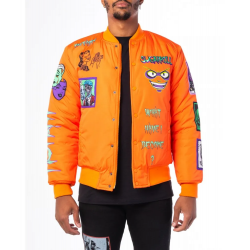 Orange Mutant Bomber Jacket