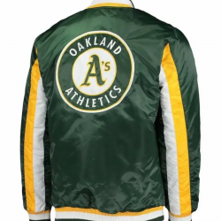 Oakland Athletics The Ace Green Jacket Oakland Athletics The Ace Green Jacket
