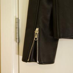 Officine Generale Black Leather Jacket Officine Generale Black Leather Jacket