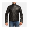 Onyx Black Leather Biker Jacket