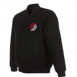 Portland Trail Blazers Black Wool Jacket Portland Trail Blazers Black Wool Jacket