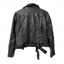 Premium Double Collar Leather Jacket Black Streetwear for Men Premium Double Collar Leather Jacket Black Streetwear for Men