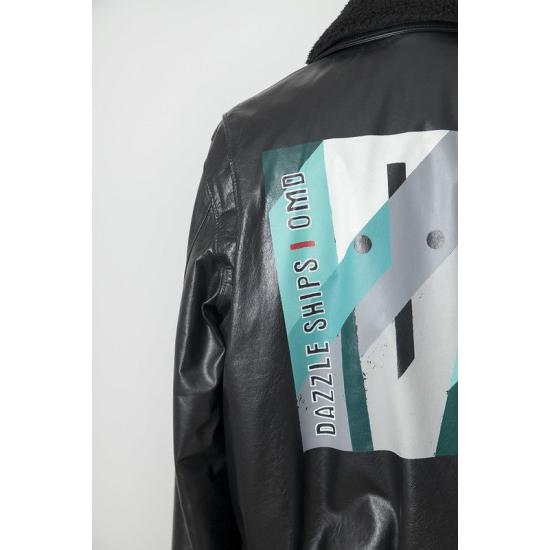 Raf Simons Dazzled Ships Leather Bomber Jacket