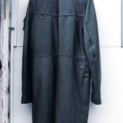 Raf Simons Pre Runway Black Palms Leather Rider's Coat Raf Simons Pre Runway Black Palms Leather Rider's Coat