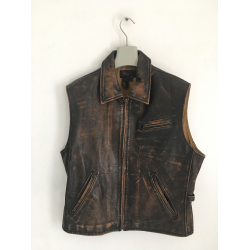 Ralph Lauren × RRL Leather Moto Vest