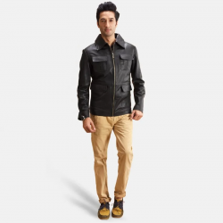 Raven Black Leather Jacket Raven Black Leather Jacket