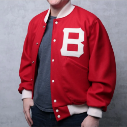 Red 1939 Boston Bees Varsity Wool Jacket