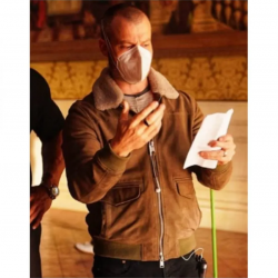 Red Notice 2021 Rawson Marshall Thurber Brown Leather Jacket Red Notice 2021 Rawson Marshall Thurber Brown Leather Jacket