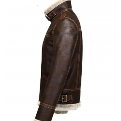 Resident Evil 4 Shearling Leather Jacket Resident Evil 4 Shearling Leather Jacket