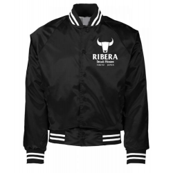Ribera Wrestling Black Bomber Jacket