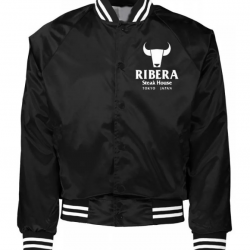 Ribera Wrestling Black Bomber Jacket Ribera Wrestling Black Bomber Jacket