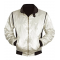 Ryan Gosling Drive Scorpion White Satin Lightweight Casual Bomber Varsity Sports Biker Drive Jacket