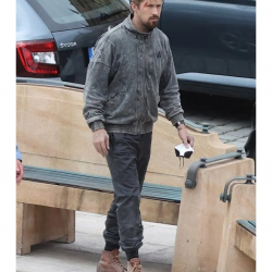 Ryan Gosling The Gray Man Court Gentry Grey Jacket