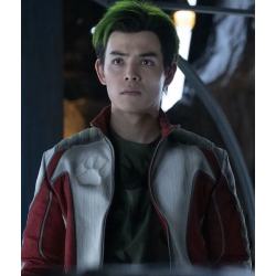 Ryan Potter Titans Season 03 Gar Logan Leather Jacket