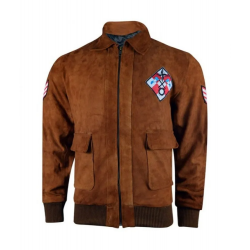 Ryo Hazuki Bomber Jacket with Tiger Patch