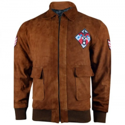 Ryo Hazuki Bomber Jacket with Tiger Patch Ryo Hazuki Bomber Jacket with Tiger Patch