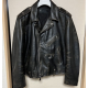 Saint Michael Schott Black Leather Jacket Roders