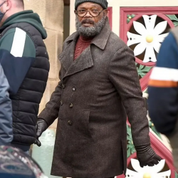 Secret Invasion Samuel L. Jackson Grey Peacoat