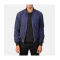 Shane Blue Suede Bomber Jacket