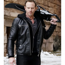 Sharknado 6 Lan Ziering Shepard Leather Jacket Sharknado 6 Lan Ziering Shepard Leather Jacket