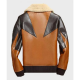 Sheepskin Mens Shearling Bomber Leather Jacket