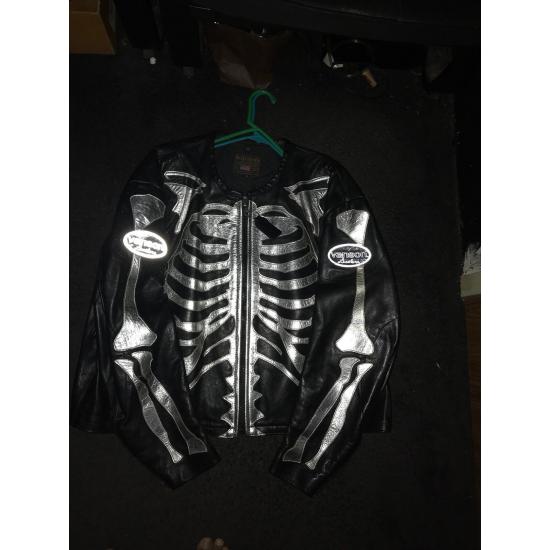 Skeleton Vanson Men's Leather Jacket