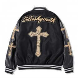 Slash Youth Faith Power Varsity Jacket Slash Youth Faith Power Varsity Jacket