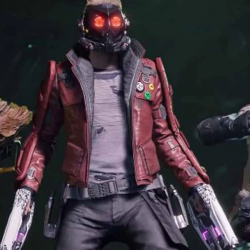 Star Lord Guardians of The Galaxy Game Costume Jacket Star Lord Guardians of The Galaxy Game Costume Jacket