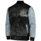 Starter Las Vegas Raiders Black and Grey Satin Jacket