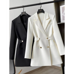 Step into Spring with Confidence Slim Fit White Blazer 2023s Hottest Pick