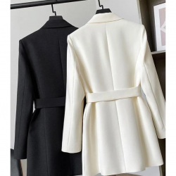 Step into Spring with Confidence Slim Fit White Blazer 2023s Hottest Pick