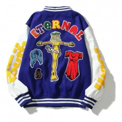 Step into Victory Damar Hamlin Super Bowl LVII Blue Varsity Jacket Step into Victory Damar Hamlin Super Bowl LVII Blue Varsity Jacket