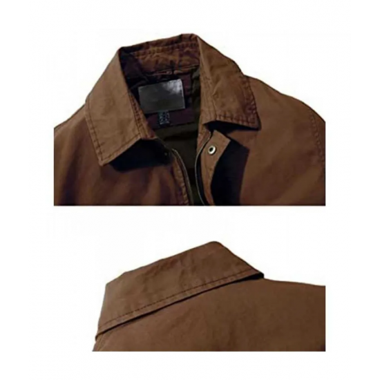 Steve Brown Casual Military Jacket For Mens