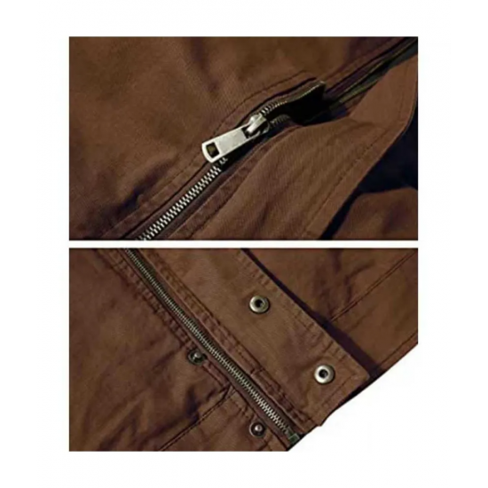 Steve Brown Casual Military Jacket For Mens