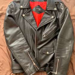 Straight To Hell Black Leather Jacket